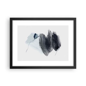 Poster in black frame - Intensity and Movement - 40x30 cm