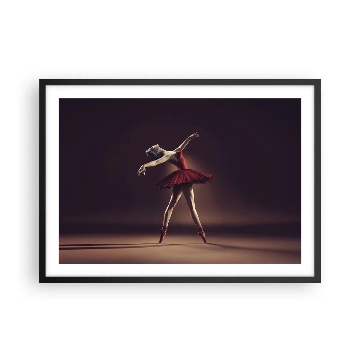 Poster in black frame - Prima Ballerina - 70x50 cm