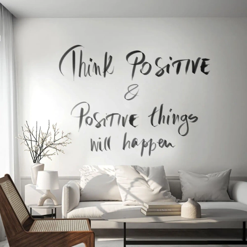 Photo Wallpaper Standard Eco - Motivational quote in elegant black script on a white background - 100x70cm - How to Live? - Modern wall decoration for the living room and bedroom ARTTOR