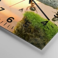 Clock face with numbers