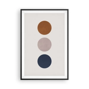 Poster in black frame - Symbol of Perfection - 61x91 cm