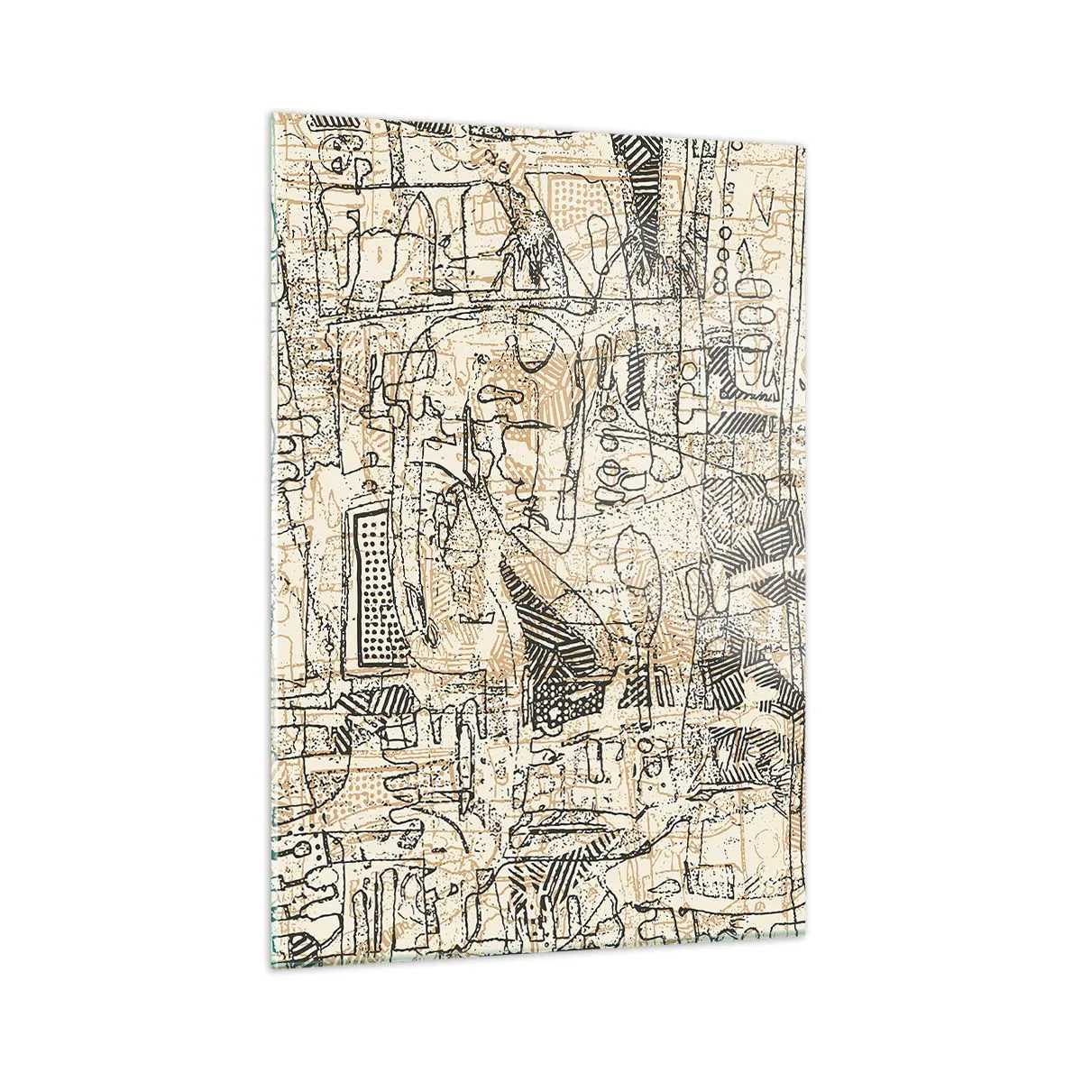 Glass picture - Waiting to Be Decoded - 50x70 cm