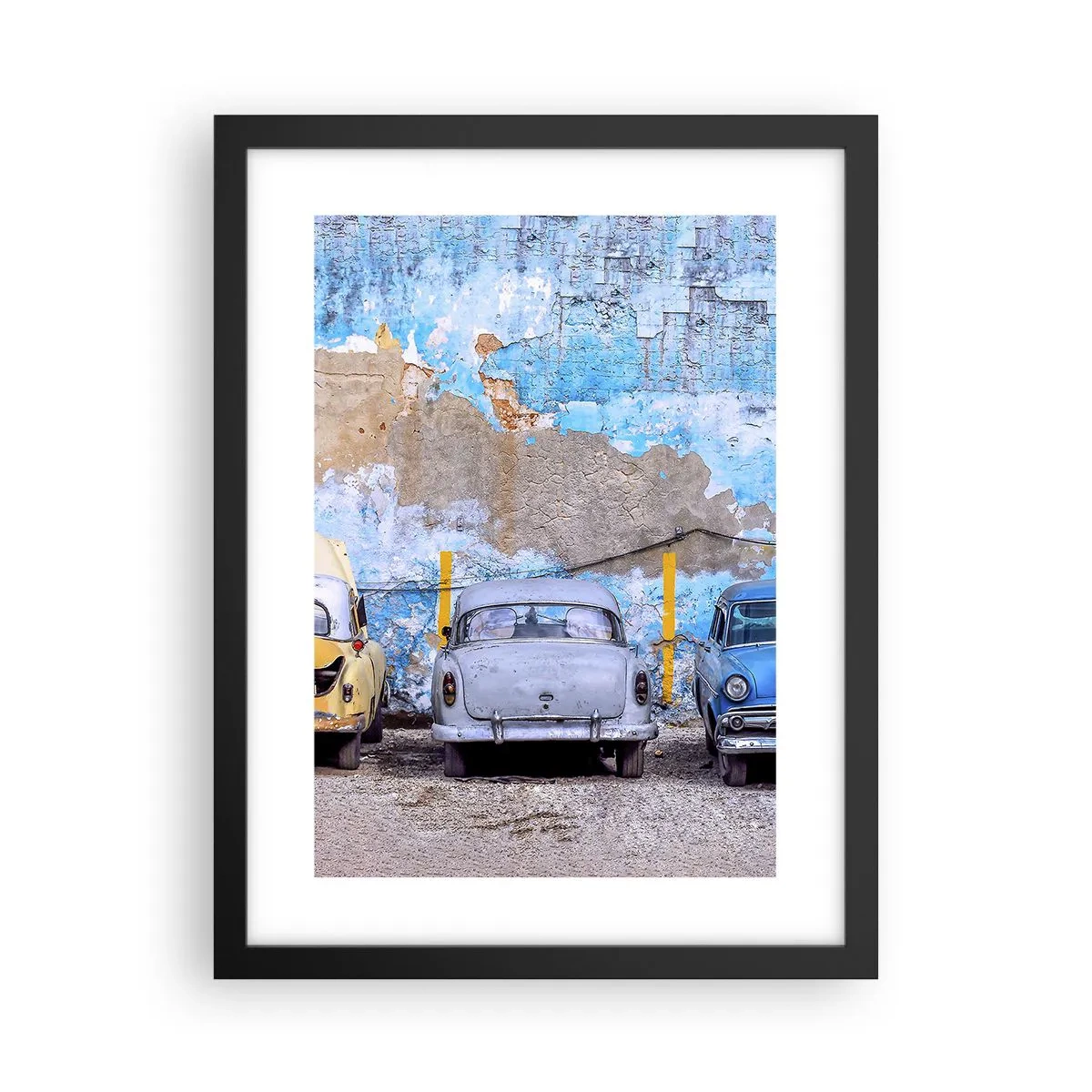 Poster in black frame - Meeting of Veterans - 30x40 cm