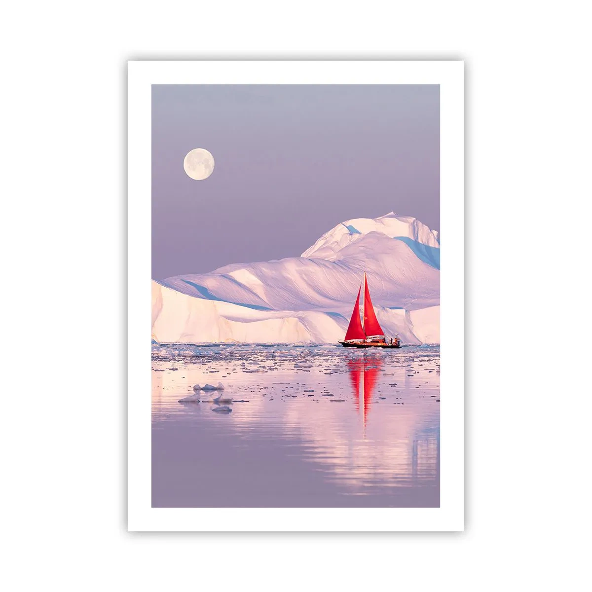 Poster - Heat of the Sail, Cold of the Ice - 50x70 cm