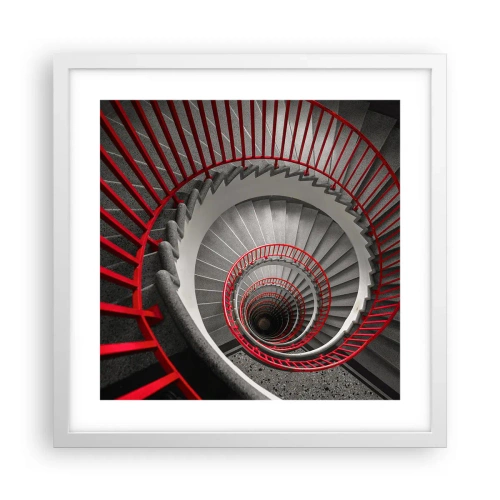 Poster in white frmae - Games of Architecture - 40x40 cm