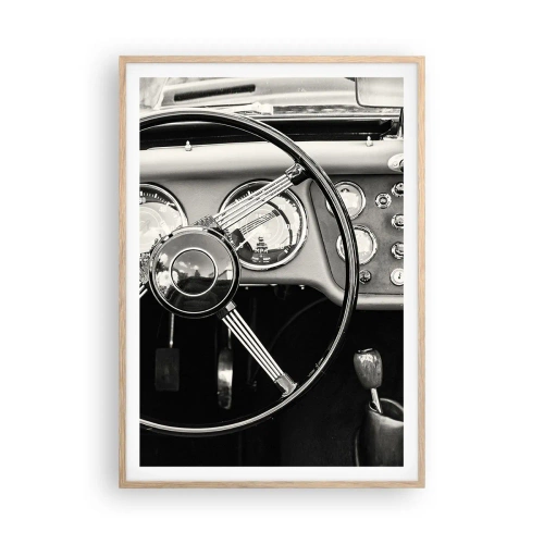 Poster in light oak frame - Collector's Dream - 70x100 cm