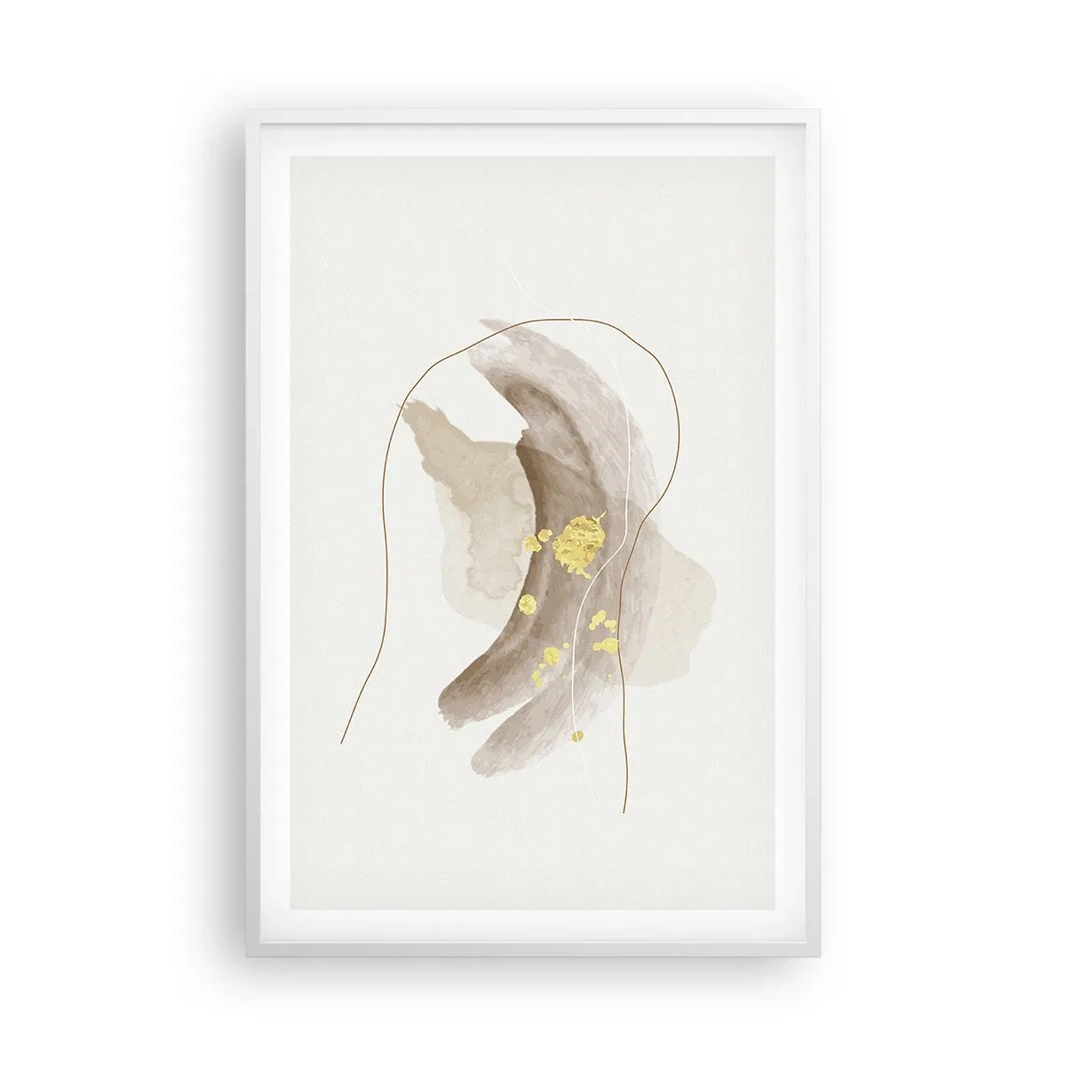 Poster in white frmae - Encountered in Space - 61x91 cm