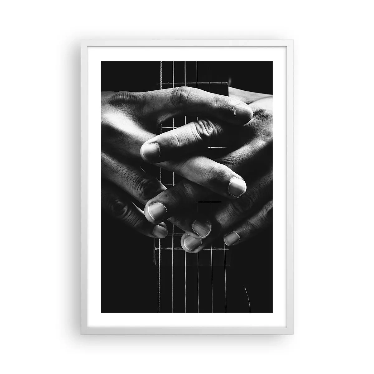 Poster in white frmae - Artist's Prayer - 50x70 cm