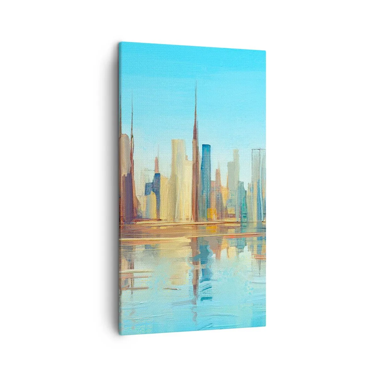 Canvas picture - Sunny Metropolis - 45x80 cm