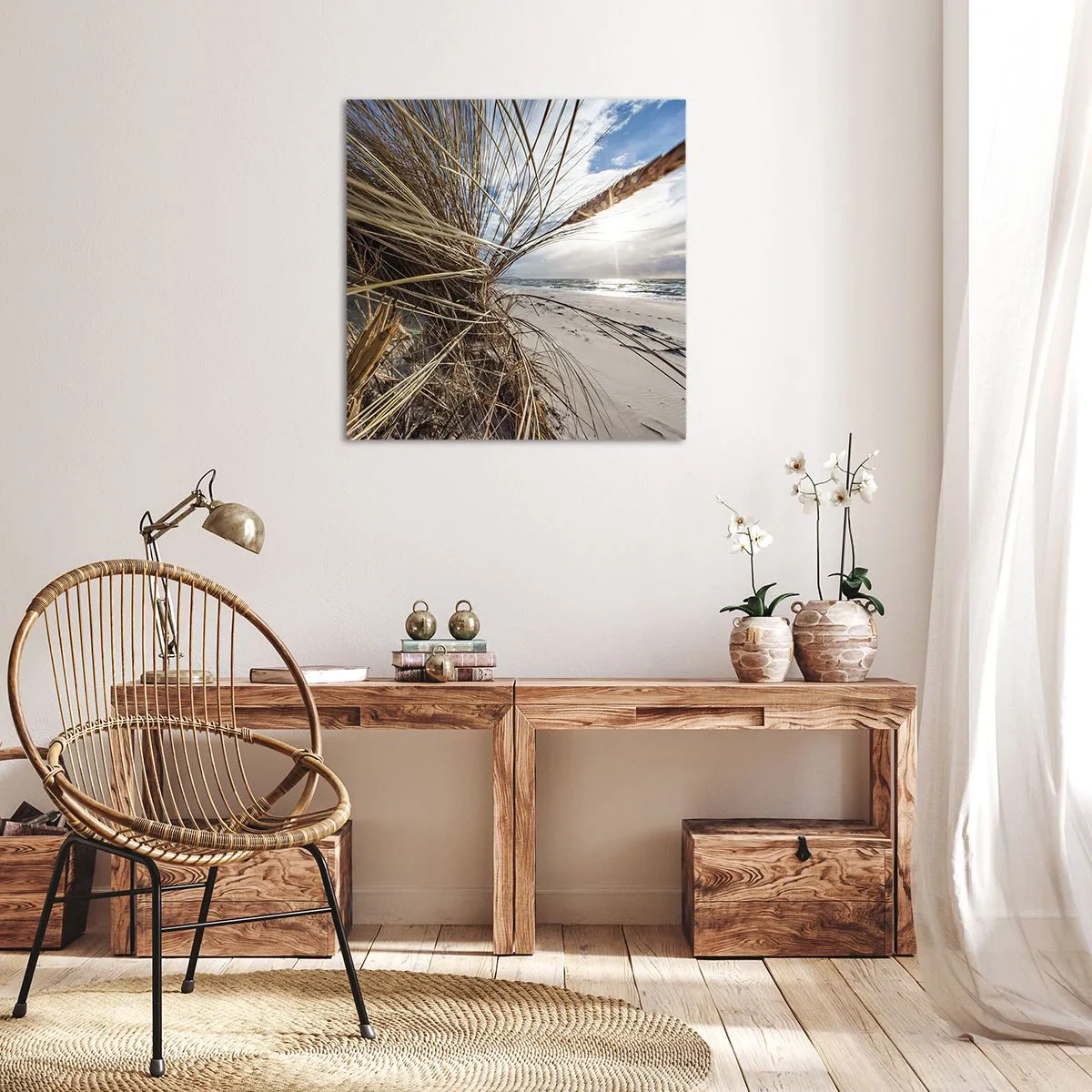 Canvas picture - Enounter of the Elements - 70x70 cm