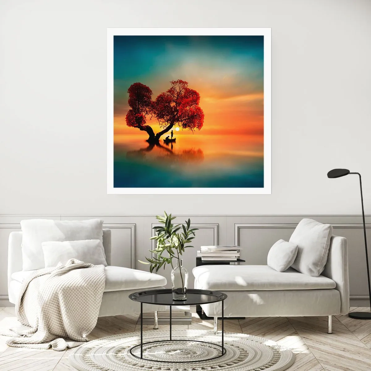 Poster - Far Away and Lost to the World - 50x50 cm