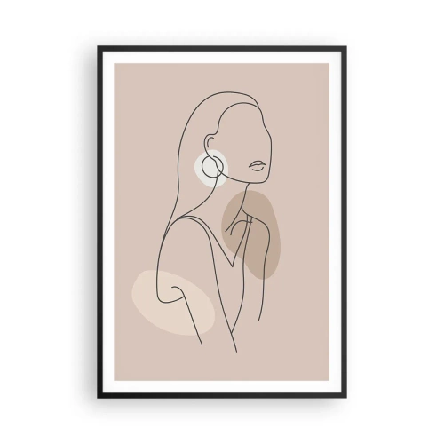 Poster in black frame - Icon of Girlhood - 70x100 cm