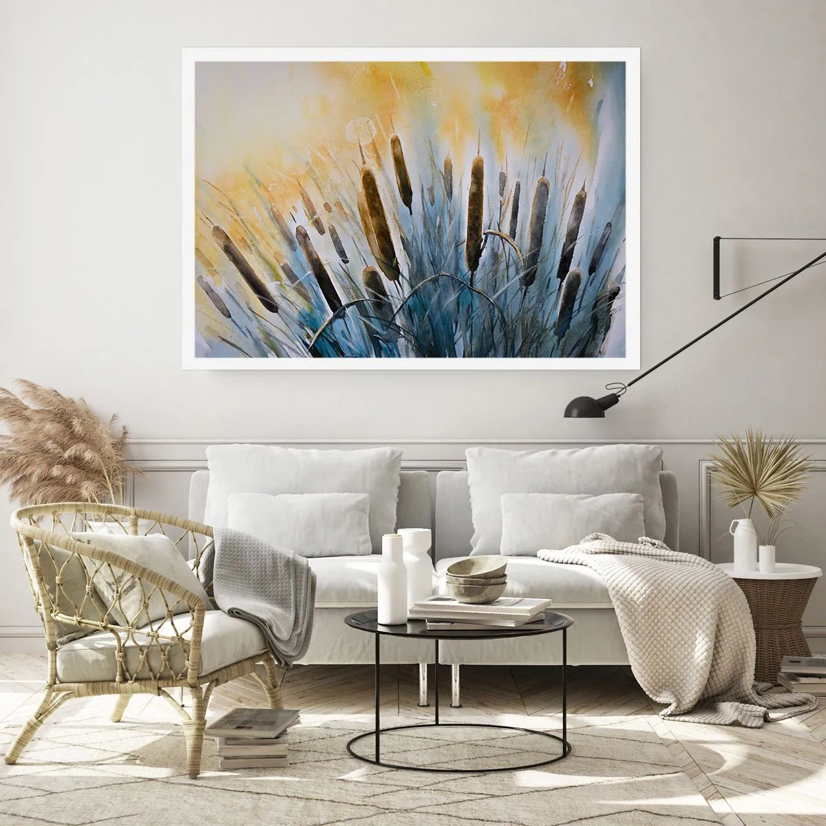 Poster - Coolness of Water, Heat of the Sun - 50x40 cm