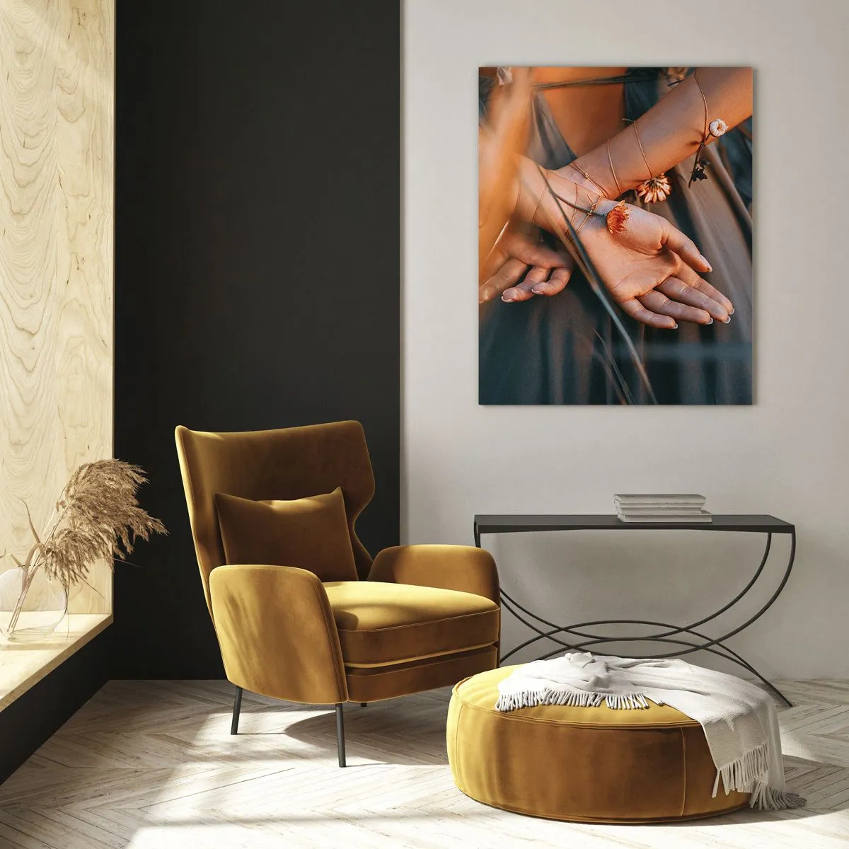 Glass picture - Connected with Nature - 80x120 cm