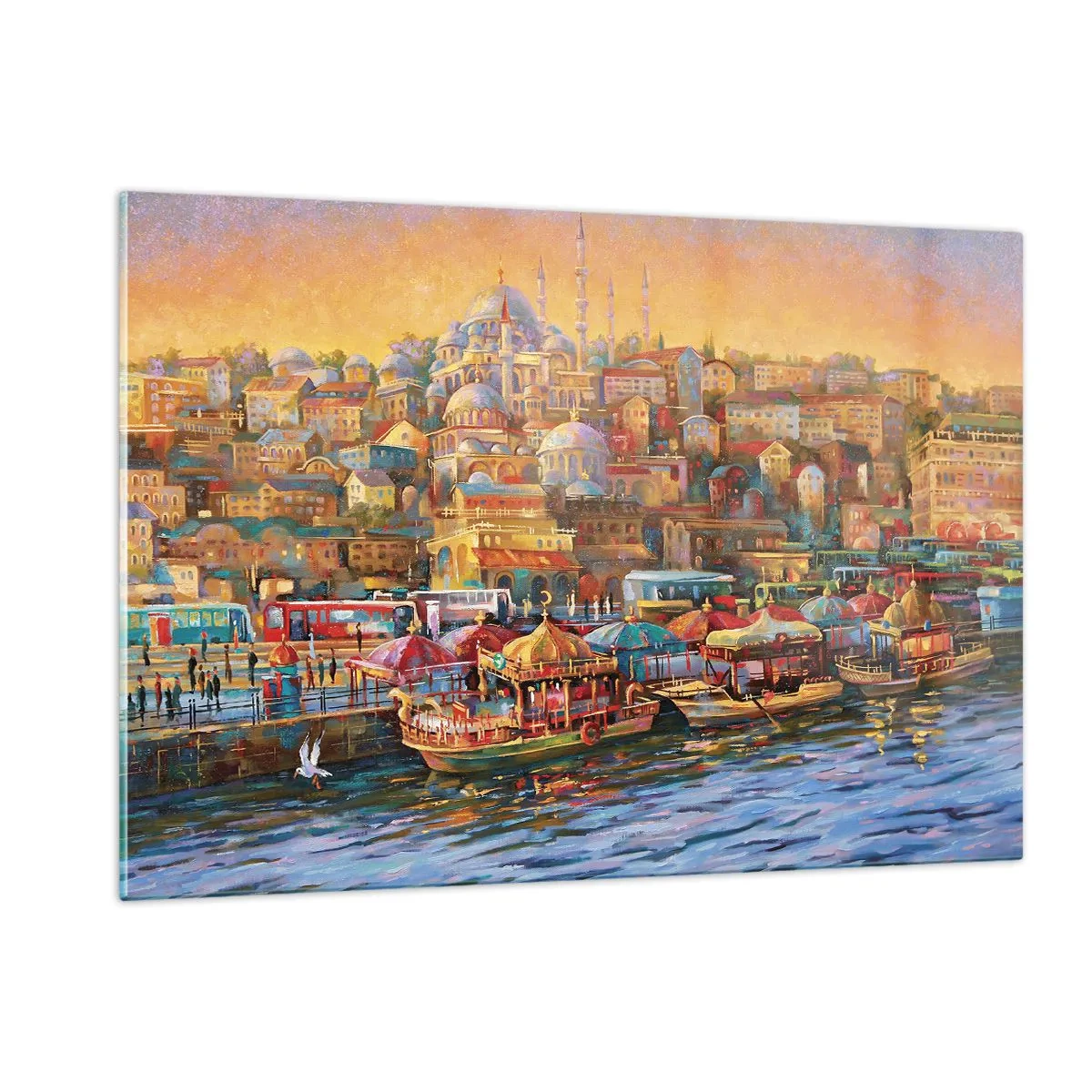 Glass picture - Istanbul Story - 120x80 cm