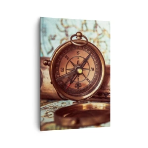 Canvas picture - Pirate Adventure in the Caribbean - 70x100 cm