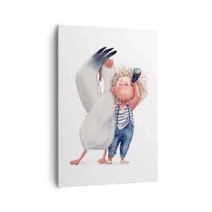 Canvas picture - Plan of a Great Journey - 70x100 cm