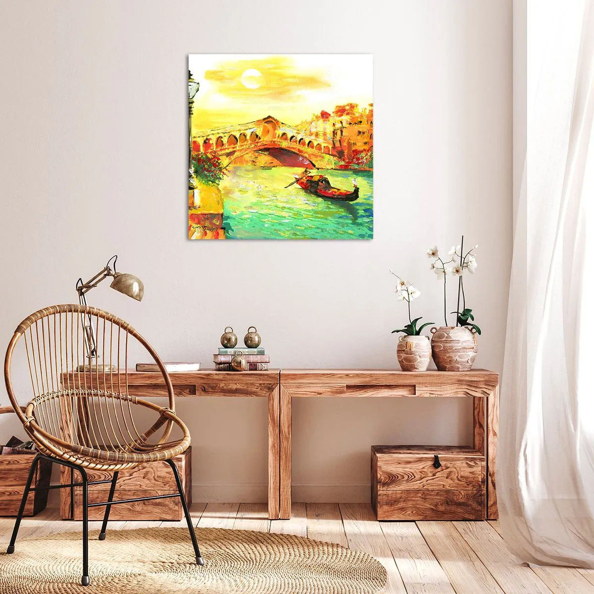 Canvas picture - Pilgrimage of Lovers - 50x50 cm