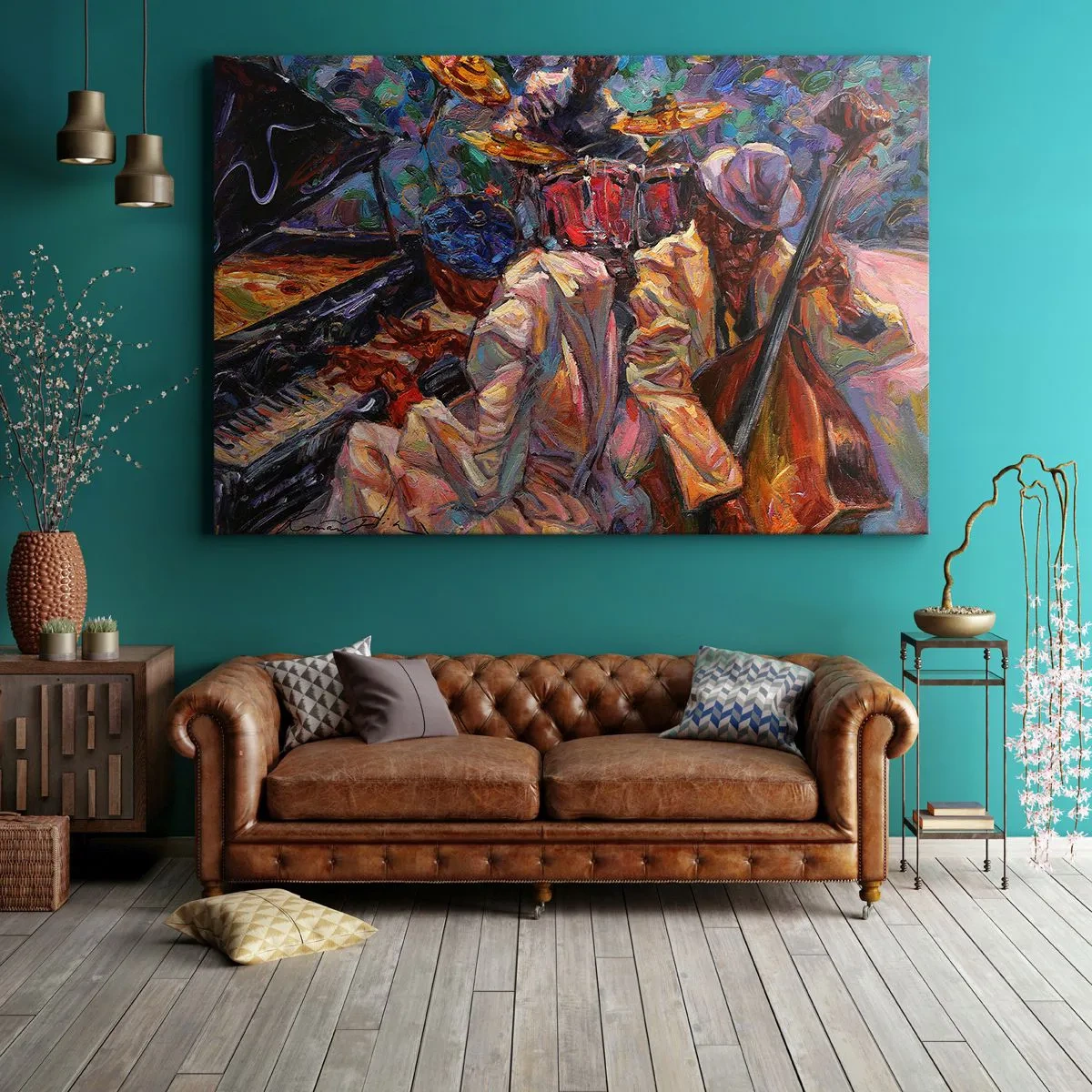 Canvas picture - In the Same Rhythm - 100x70 cm