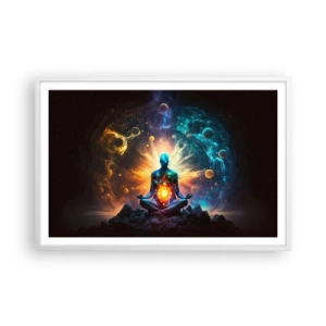 Poster in white frmae - Cosmic Calm - 91x61 cm