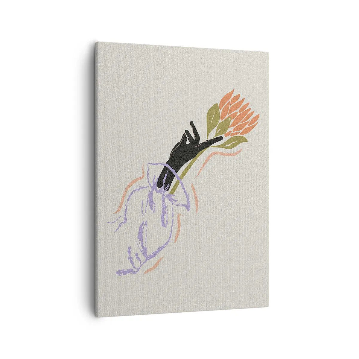 Canvas picture - Sister Touch - 50x70 cm