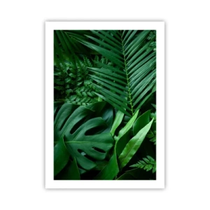 Poster - In a Green Hug - 50x70 cm