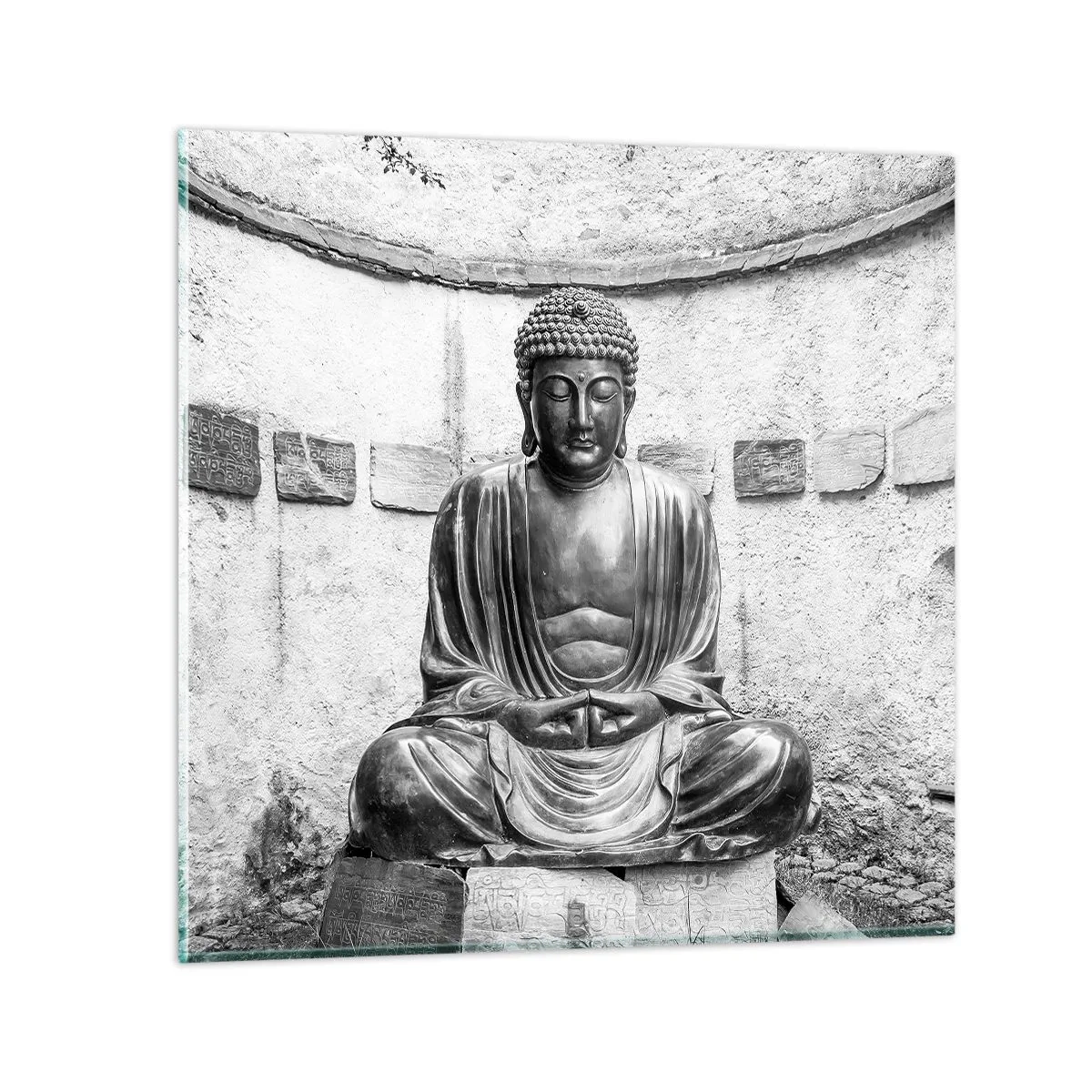 Glass picture - At the Source of Peace - 30x30 cm