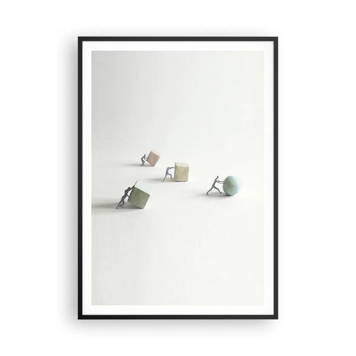 Poster in black frame - That's Life - 70x100 cm