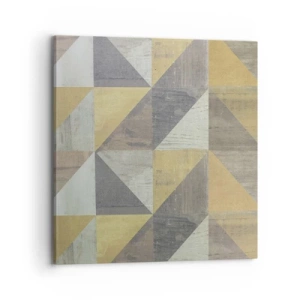 Canvas picture - The Art. of Triangles - 70x70 cm