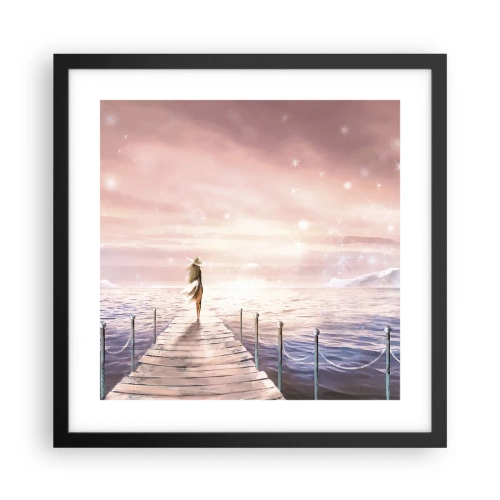 Poster in black frame - In a Dream World - 40x40 cm