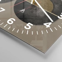 Clock face with numbers