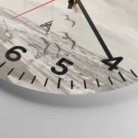 Clock face with numbers