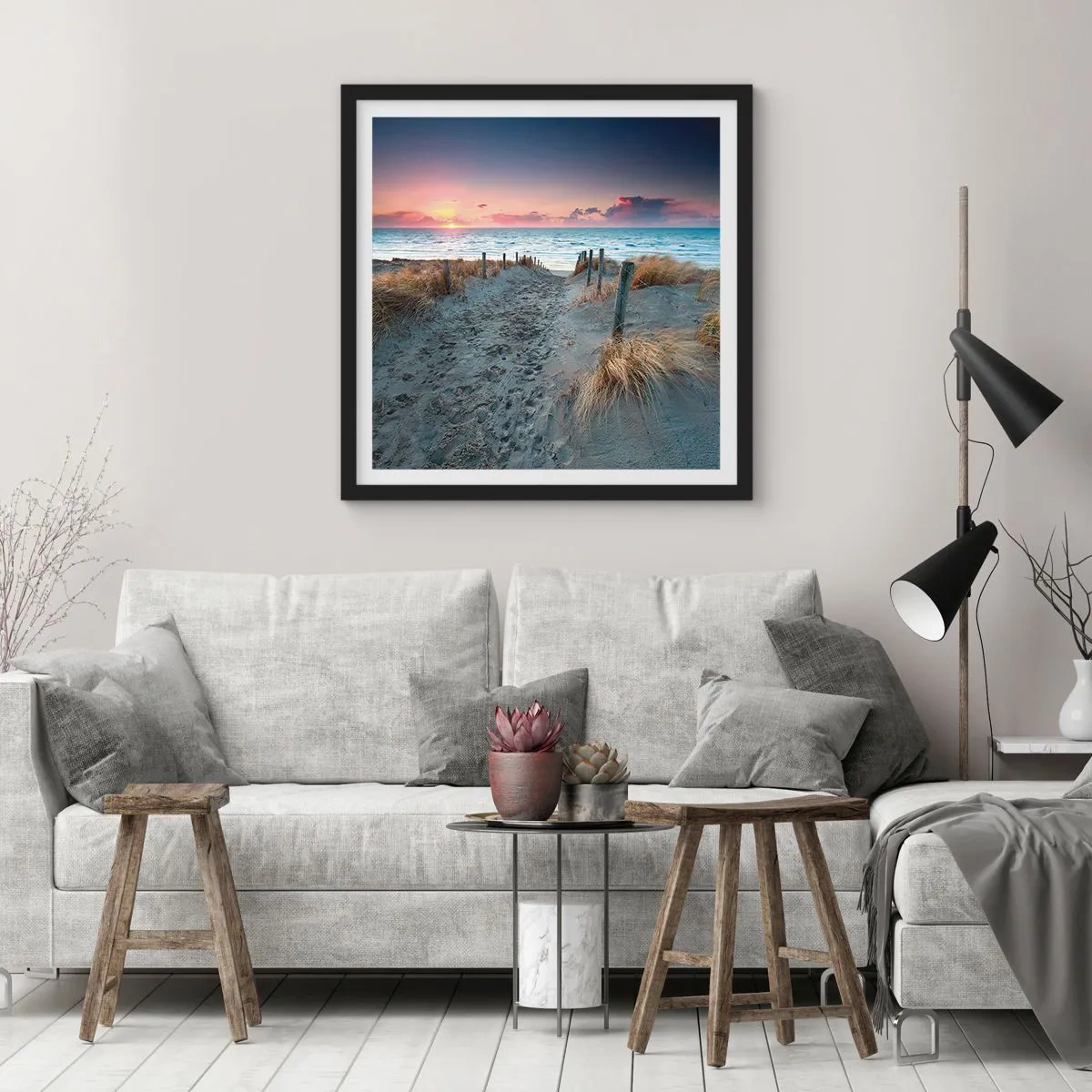 Poster in black frame - You Have Spilled a Rainbow of Sparkles… - 60x60 cm