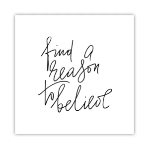 Poster - It Is Possible - 60x60 cm