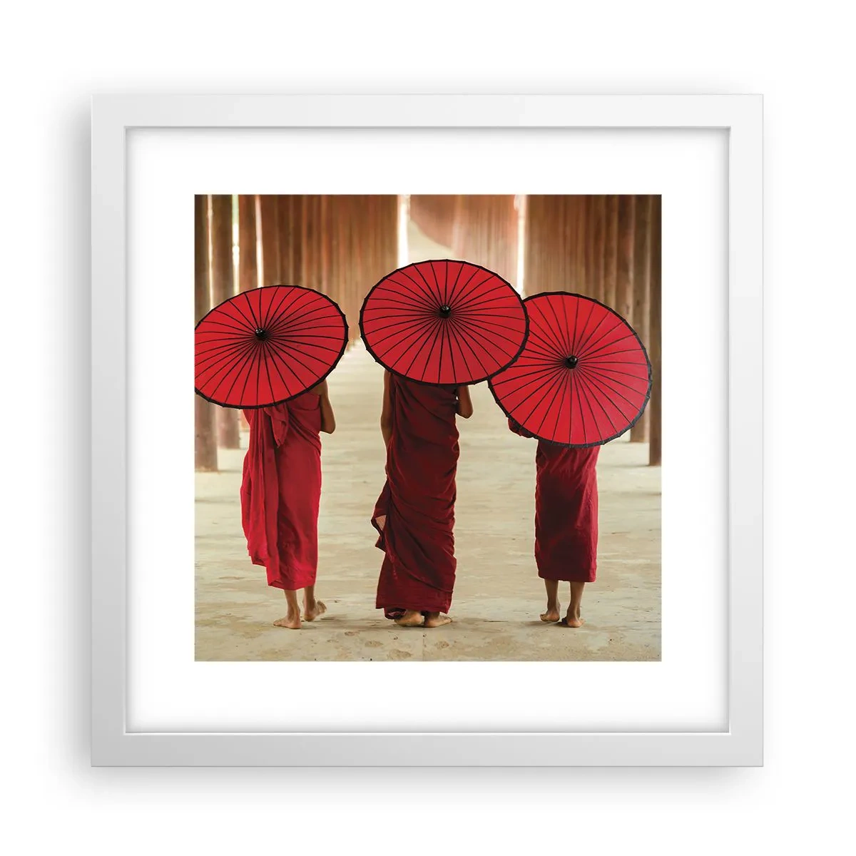 Poster in white frmae - On the Way to Pure Country - 30x30 cm