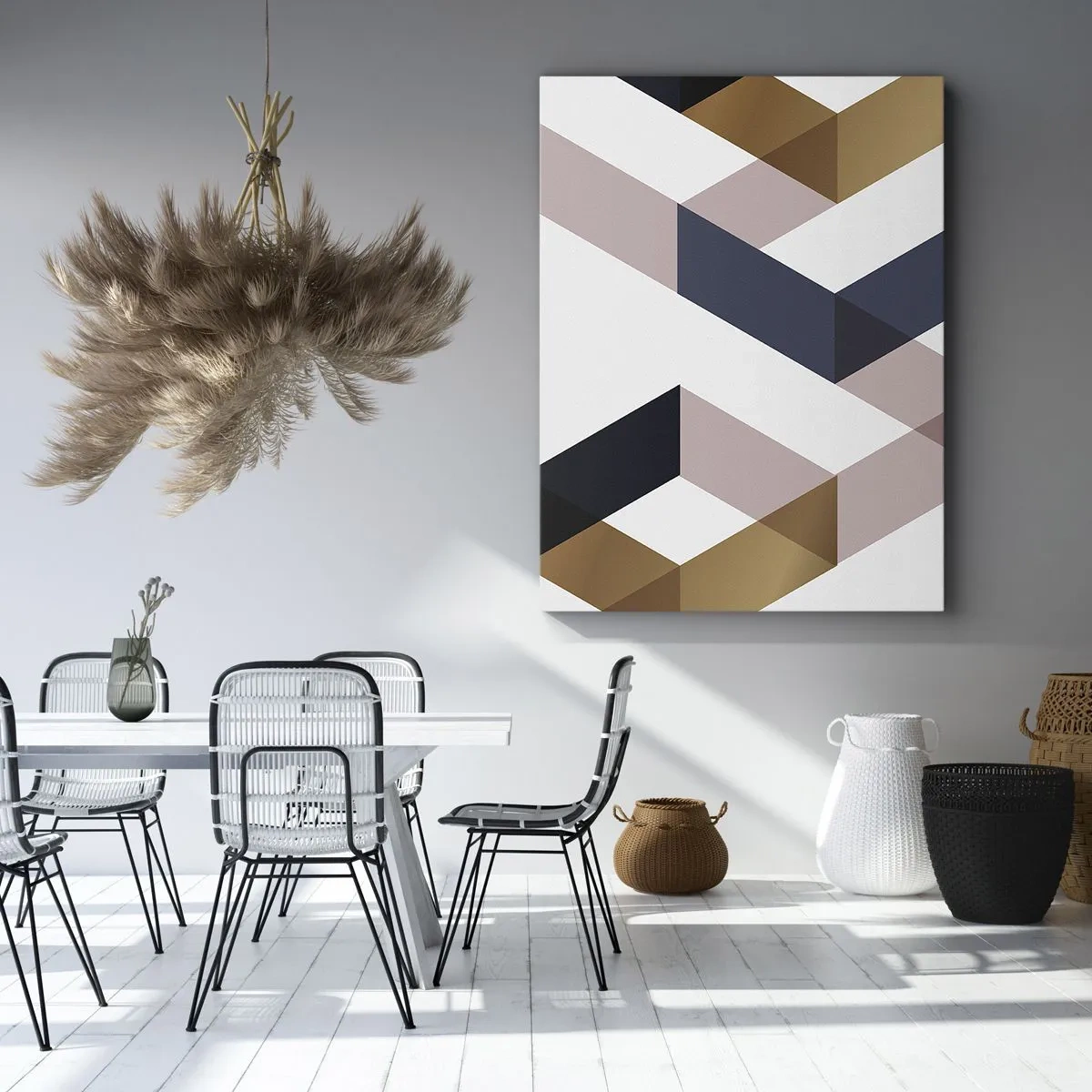 Canvas picture - Planes and Angles - 50x70 cm