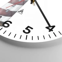 Clock face with numbers