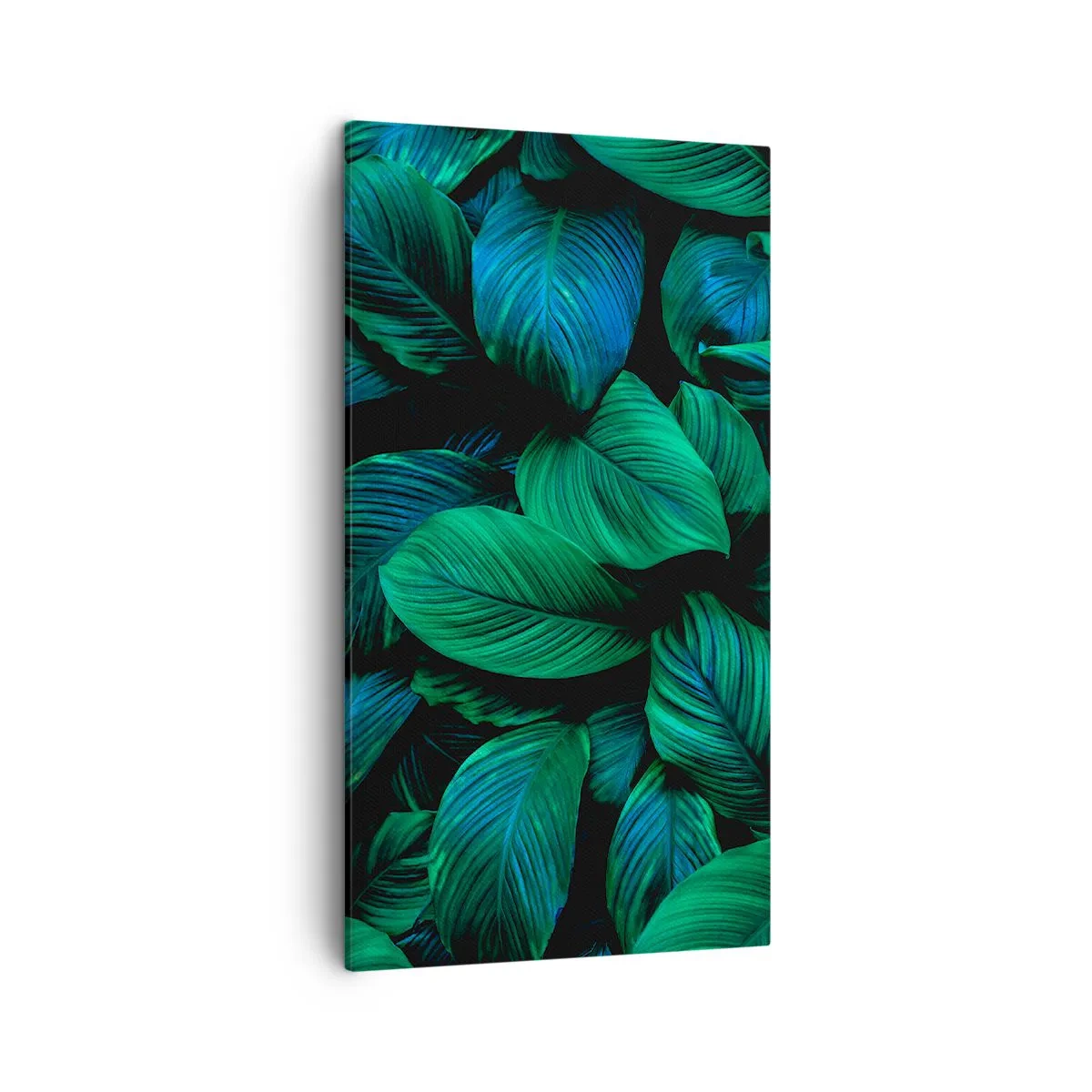 Canvas picture - In a Green Crowd - 45x80 cm