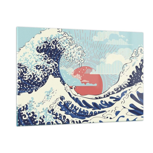 Glass picture - From Japanese Inspirations - 120x80 cm