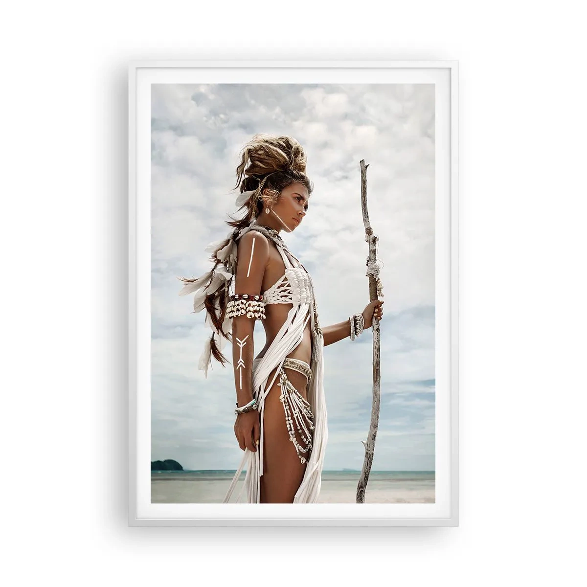 Poster in white frmae - Queen of the Tropics - 70x100 cm