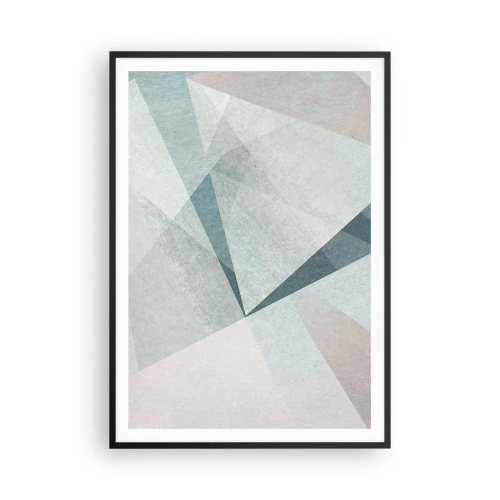 Poster in black frame - Calmly but Dynamically - 70x100 cm