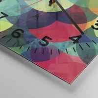 Clock face with numbers