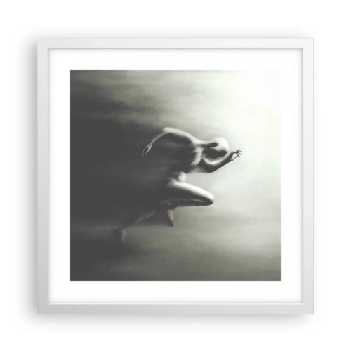Poster in white frmae - Unstoppable - 40x40 cm