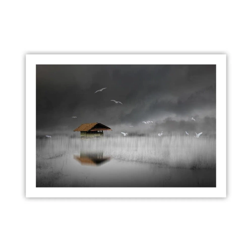 Poster - Shelter from the Rain - 70x50 cm