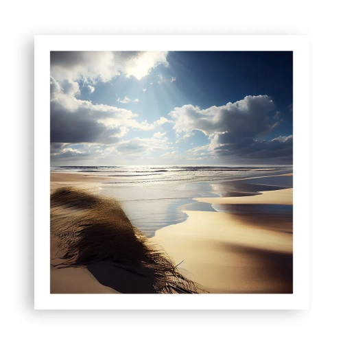 Poster - Beach, Wild Beach - 60x60 cm
