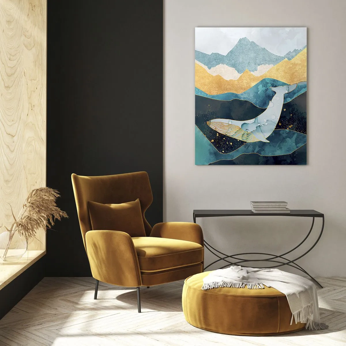 Glass picture - Cool Beauty of the North - 50x70 cm