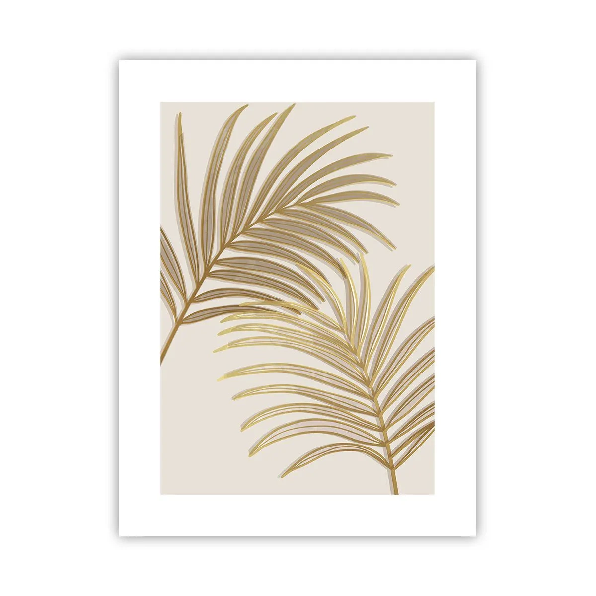 Poster - Golden Palm! - 30x40 cm