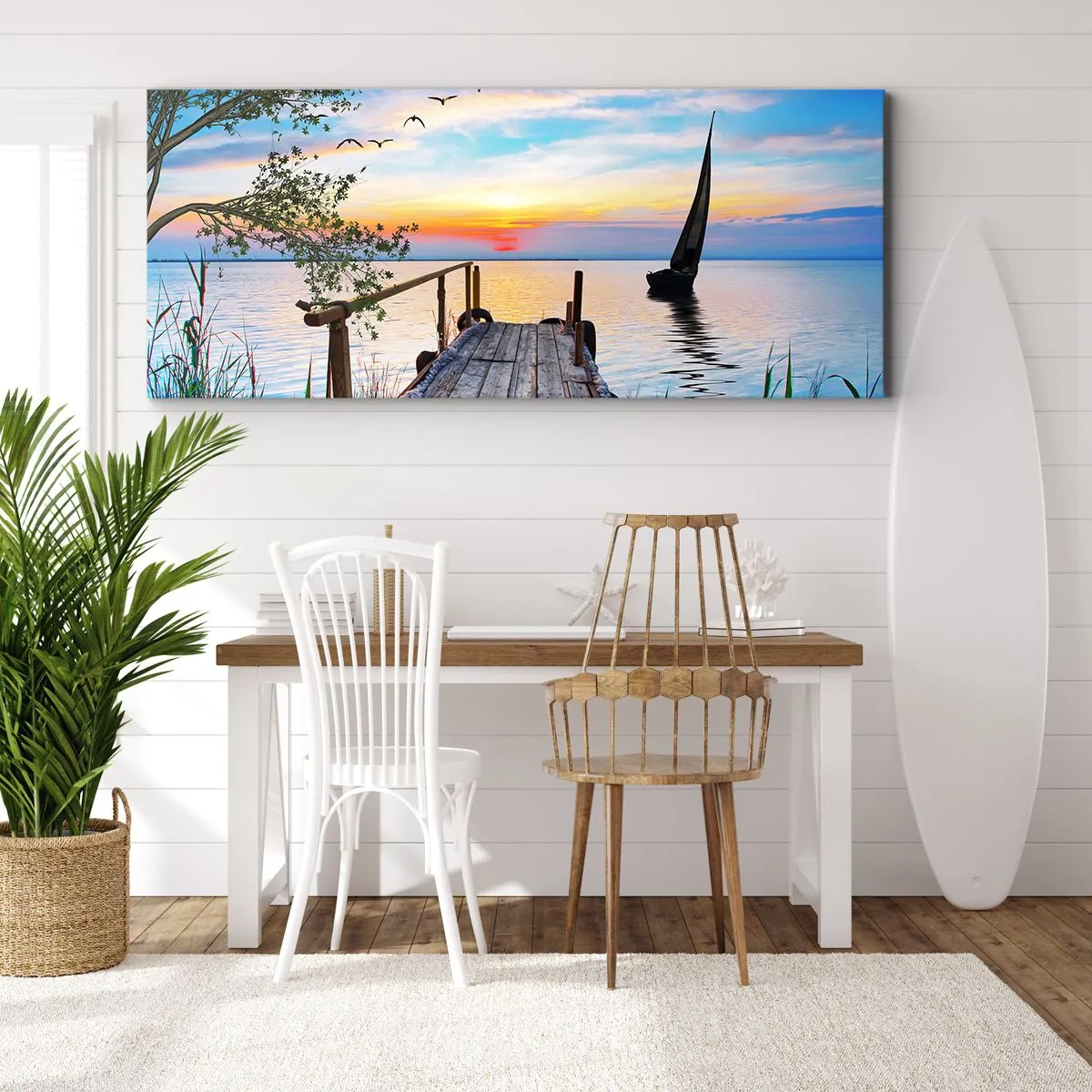 Canvas picture - Good Evening - 120x50 cm