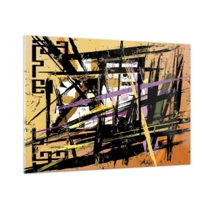 Glass picture - Sharp Cuts - 100x70 cm