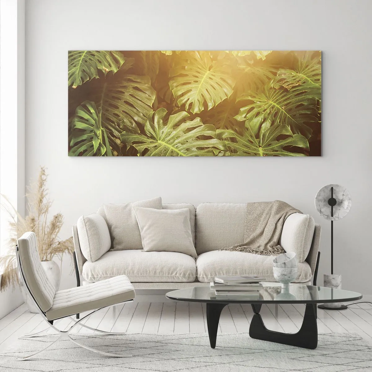 Glass picture - Walking into the Green - 100x40 cm